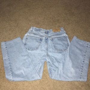 Vintage high waisted light wash jeans